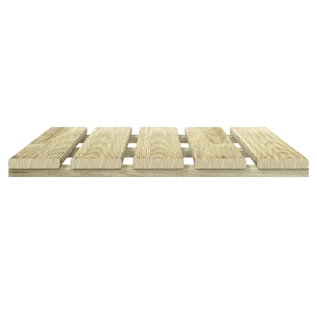 vidaXL Terrassenfliese 18 pcs Grün 50 x 50 cm