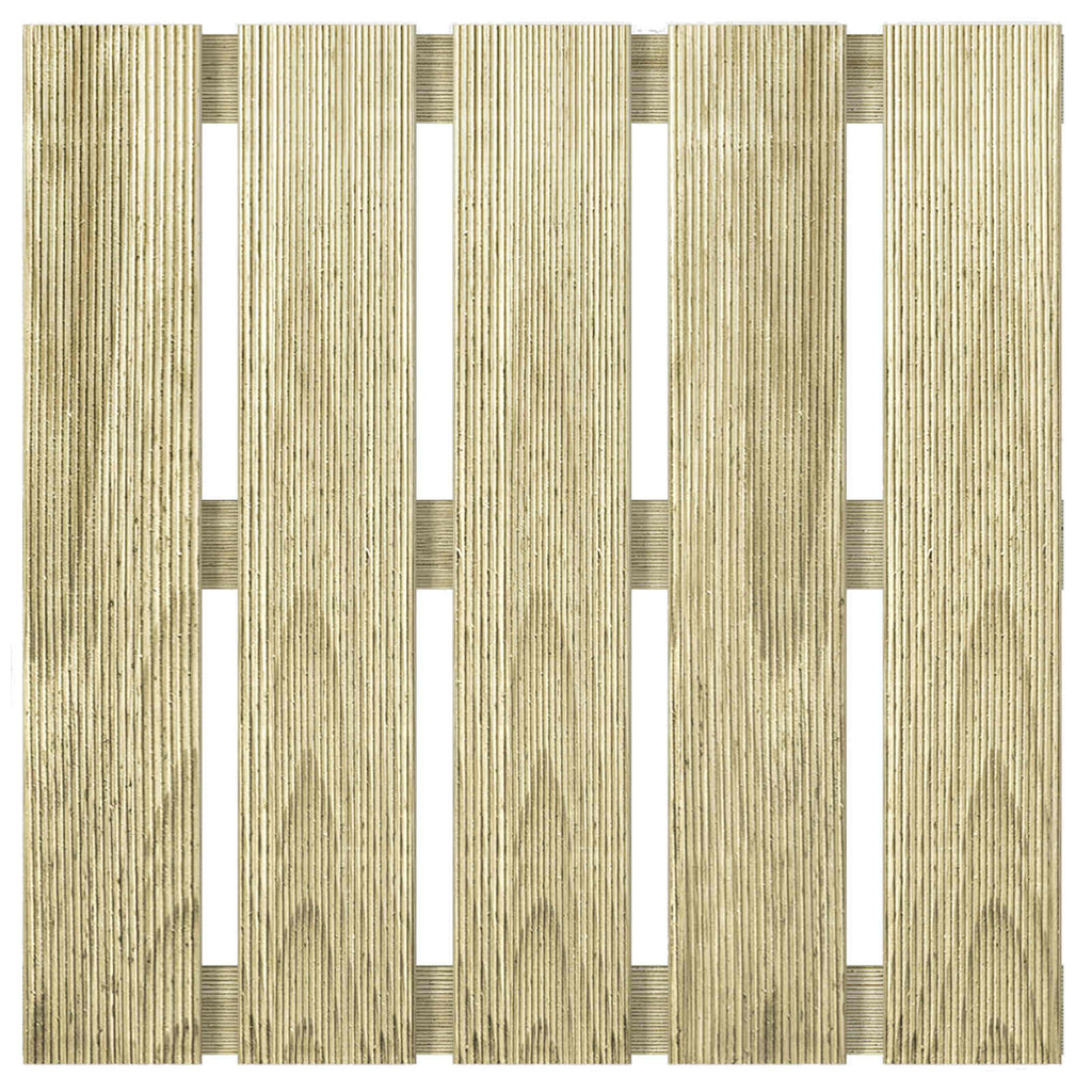 vidaXL Terrassenfliese 18 pcs Grün 50 x 50 cm