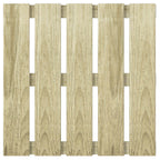 vidaXL Terrassenfliese 18 pcs Grün 50 x 50 cm