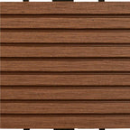 vidaXL Terrassenfliese 22 pcs Braun 30 x 30 cm WPC