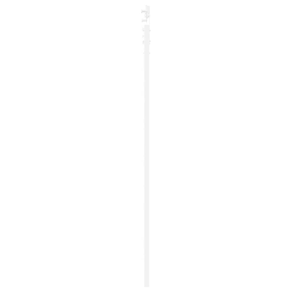 vidaXL Schiebetür Weiß 83 x 202 cm Massives Kiefernholz