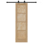 vidaXL Schiebetür ORKDAL Natur 61 x 198,5 cm Massives Kiefernholz