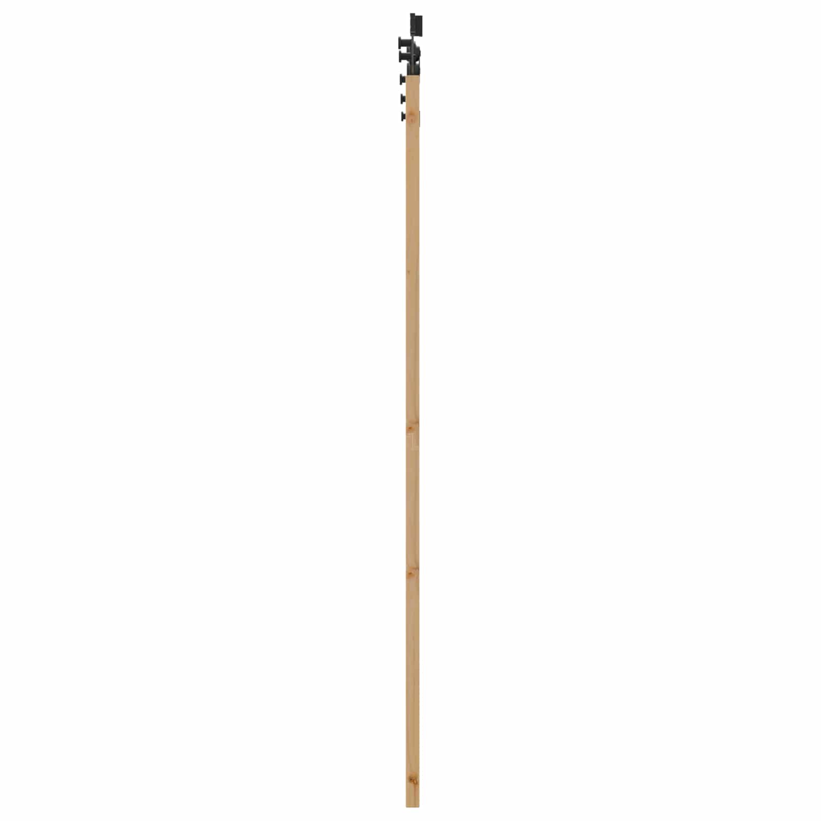 vidaXL Schiebetür ORKDAL Natur 61 x 198,5 cm Massives Kiefernholz