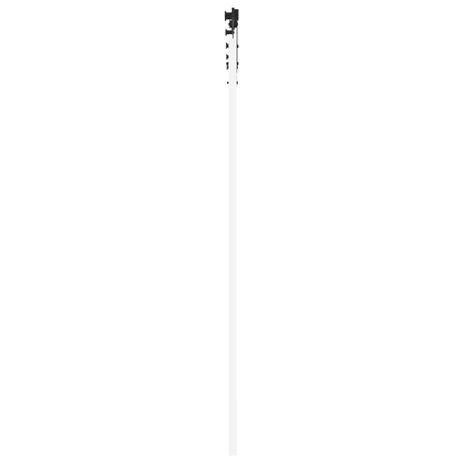 vidaXL Schiebetür ORKDAL Weiß und Schwarz 83 x 202 cm