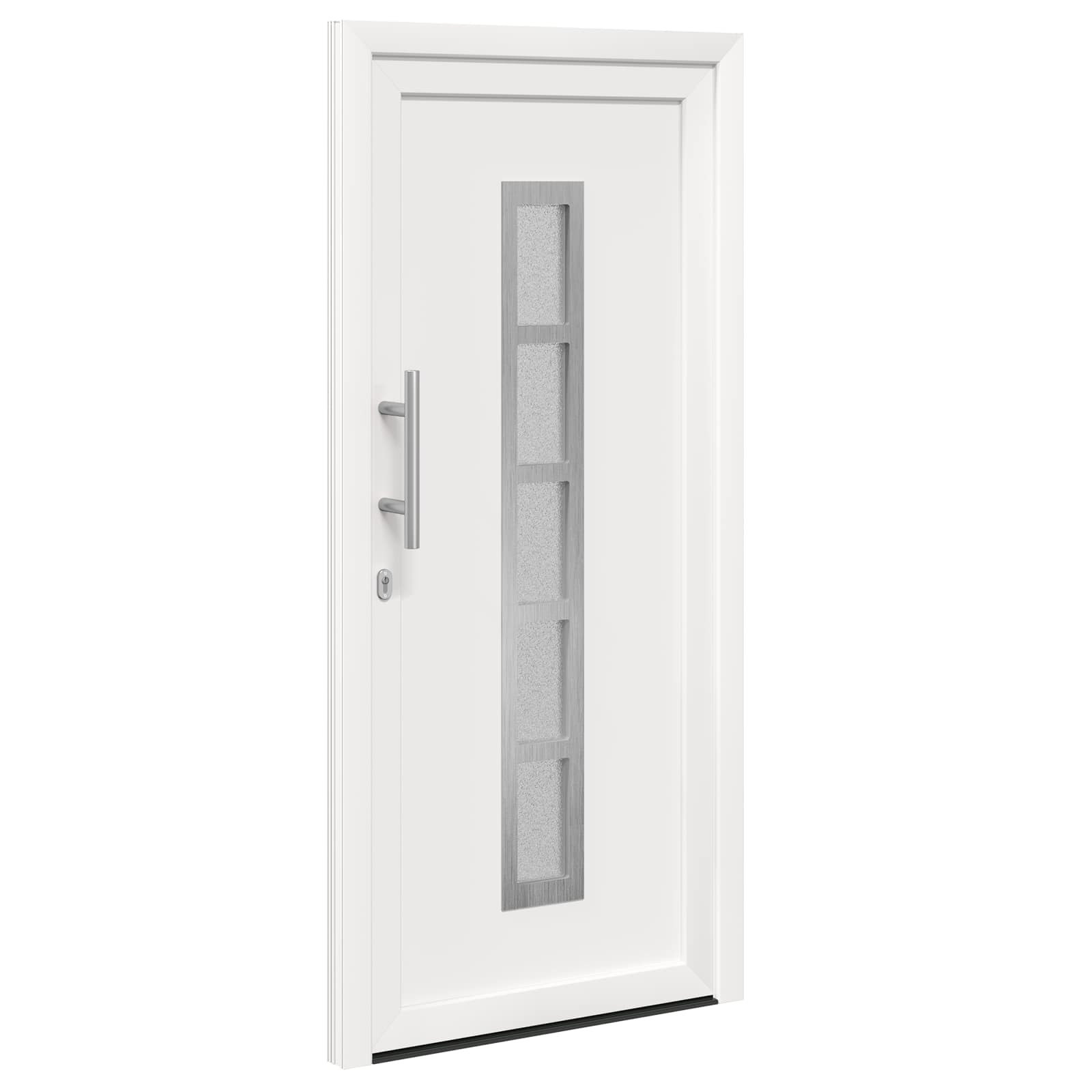 vidaXL Vordertür Weiß 88 x 200 cm PVC