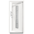 vidaXL Vordertür Weiß 88 x 200 cm PVC