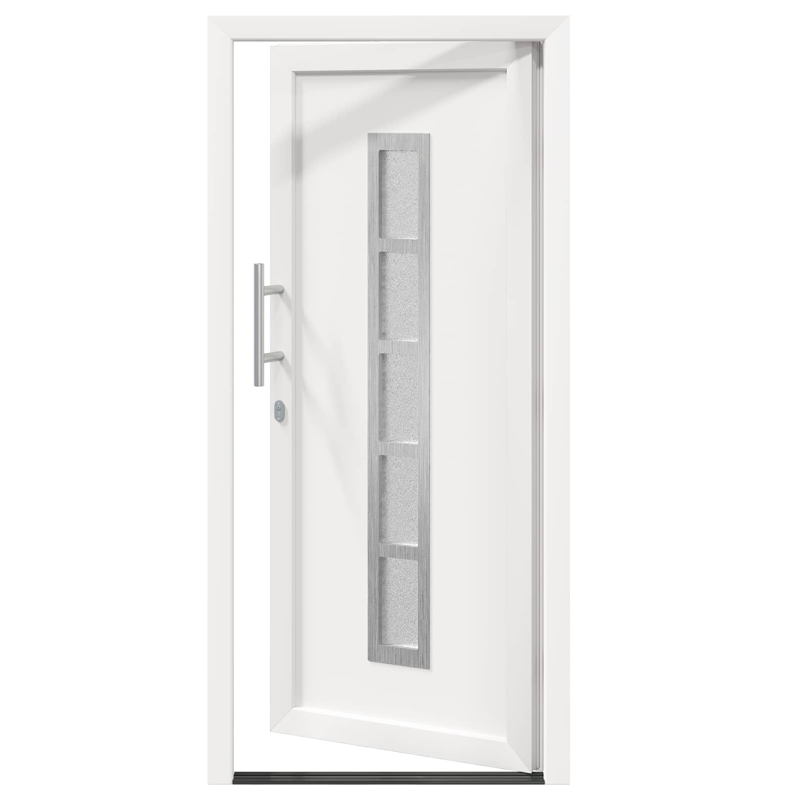 vidaXL Vordertür Weiß 88 x 200 cm PVC