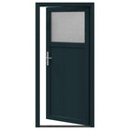 vidaXL Seiteneingangstür Anthrazit 98 x 198 cm PVC