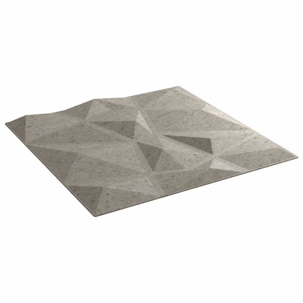 vidaXL Wandpaneele 24 pcs Betongrau 50 x 50 cm XPS Schaum