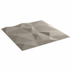 vidaXL Wandpaneele 24 pcs Betongrau 50 x 50 cm XPS Schaum