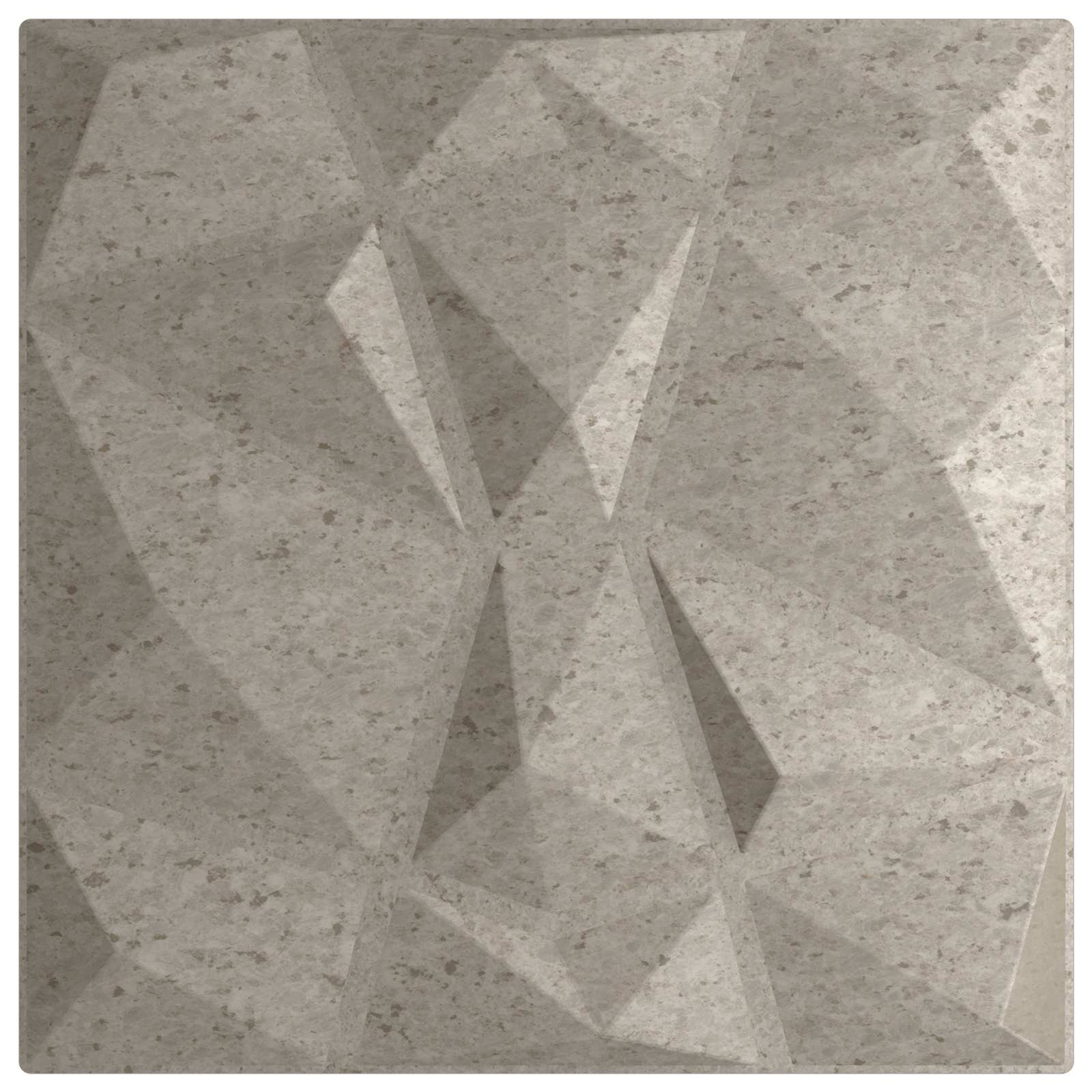 vidaXL Wandpaneele 48 pcs Betongrau 50 x 50 cm XPS Schaum