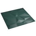 vidaXL Wandpaneele 24 pcs Grün 50 x 50 cm XPS Schaum