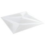 vidaXL Wandpaneele Stern 12 pcs Weiß Stern 50 x 50 cm XPS Schaum