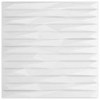 vidaXL Wandpaneele 12 pcs Weiß Stein 50 x 50 cm XPS Schaum