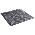 vidaXL Wandpaneele 48 pcs Amethyst Grau 50 x 50 cm XPS Schaum