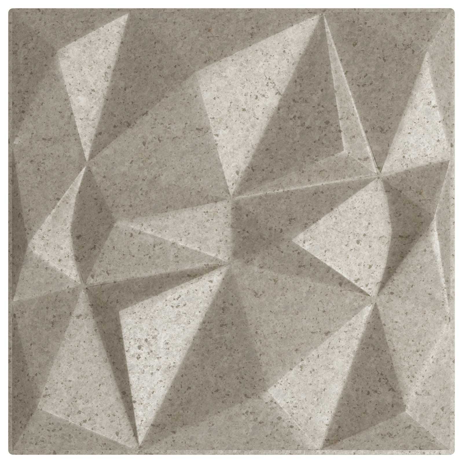 vidaXL Wandpaneele 12 pcs Diamant Beton 50 x 50 cm XPS Schaum