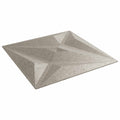 vidaXL Wandpaneele Stern 12 pcs Stern Beton 50 x 50 cm XPS Schaum