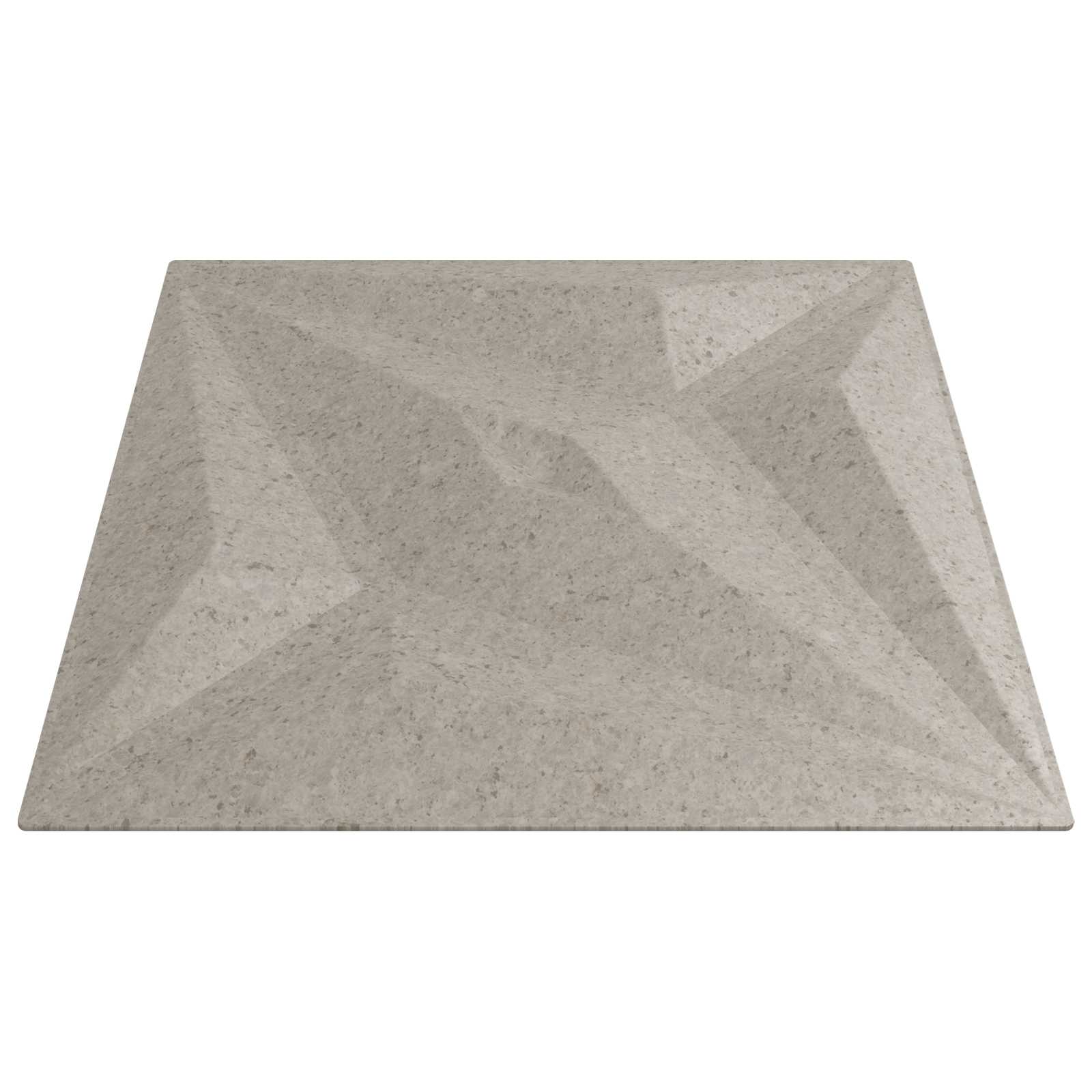 vidaXL Wandpaneele Stern 12 pcs Stern Beton 50 x 50 cm XPS Schaum