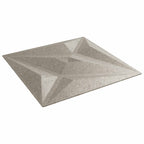 vidaXL Wandpaneele Stern 48 pcs Stern Beton 50 x 50 cm XPS Schaum
