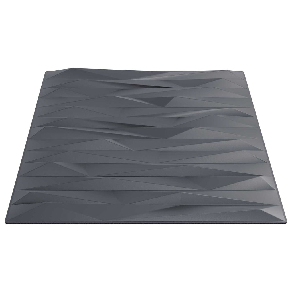 vidaXL Wandpaneele 12 pcs Steingrau 50 x 50 cm XPS Schaum