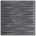 vidaXL Wandpaneele 12 pcs Steingrau 50 x 50 cm XPS Schaum