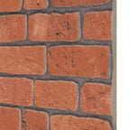 vidaXL Wandpaneele 10 pcs Terrakotta 100 x 50 cm EPS-Schaum