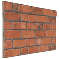 vidaXL Wandpaneele 10 pcs Terrakotta 100 x 50 cm EPS-Schaum