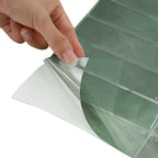 vidaXL Rechteckige Fliese 10 pcs Dunkelgrün 29 x 23 x 0,08 cm