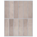 vidaXL Rechteckige Fliese 20 pcs Beige Kaffee 29 x 23 x 0,08 cm