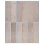 vidaXL Rechteckige Fliese 20 pcs Beige Kaffee 29 x 23 x 0,08 cm