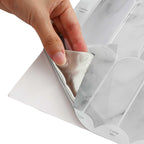 vidaXL Federfliese 10 pcs Grau Marmor 30 x 30 cm Polyurethan und PET