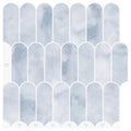 vidaXL Federfliese 10 pcs Himmelblau 30 x 30 cm Polyurethan und PET