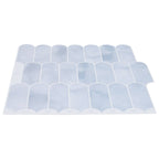 vidaXL Federfliese 20 pcs Himmelblau 30 x 30 cm Polyurethan und PET