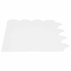 vidaXL Fischschuppen Fliese 10 pcs Weiß 30 x 30 cm Polyurethan und PET