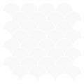 vidaXL Fischschuppen Fliese 20 pcs Weiß 30 x 30 cm Polyurethan und PET