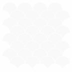 vidaXL Fischschuppen Fliese 20 pcs Weiß 30 x 30 cm Polyurethan und PET
