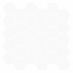 vidaXL Sechseckige Fliese 10 pcs Weiß 30 x 30 cm Polyurethan und PET