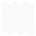 vidaXL Sechseckige Fliese 50 pcs Weiß 30 x 30 cm Polyurethan und PET
