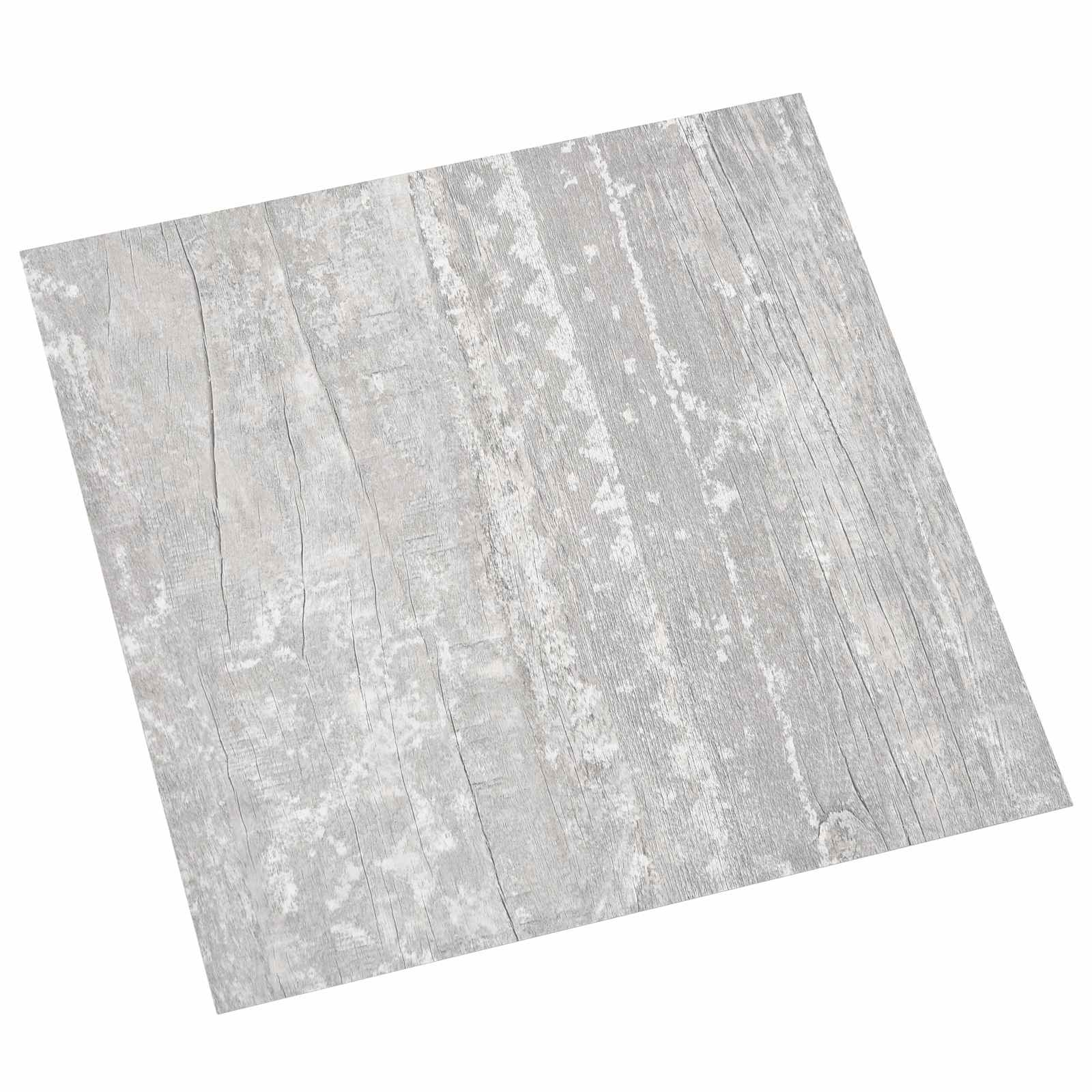 vidaXL Selbstklebende Bodenplanken 30,5 x 30,5 cm 20 pcs PVC Grau