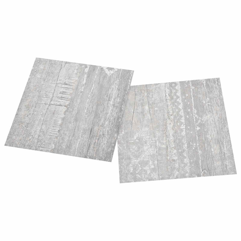vidaXL Selbstklebende Bodenplanken 30,5 x 30,5 cm 20 pcs PVC Grau