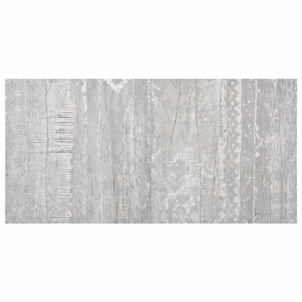 vidaXL Selbstklebende Bodenplanken 30,5 x 30,5 cm 20 pcs PVC Grau