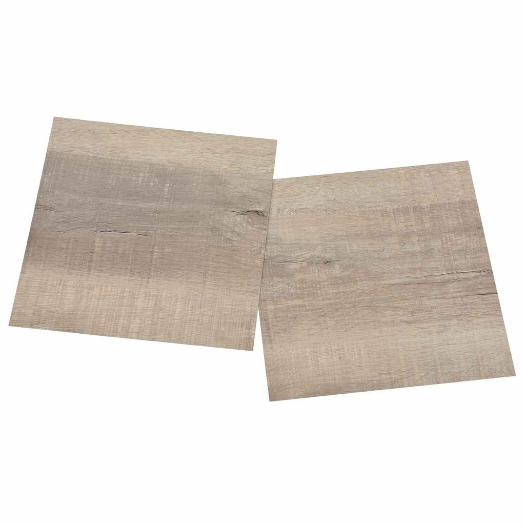 vidaXL Selbstklebende Bodenplanken 30,5 x 30,5 cm 20 pcs PVC Altholz