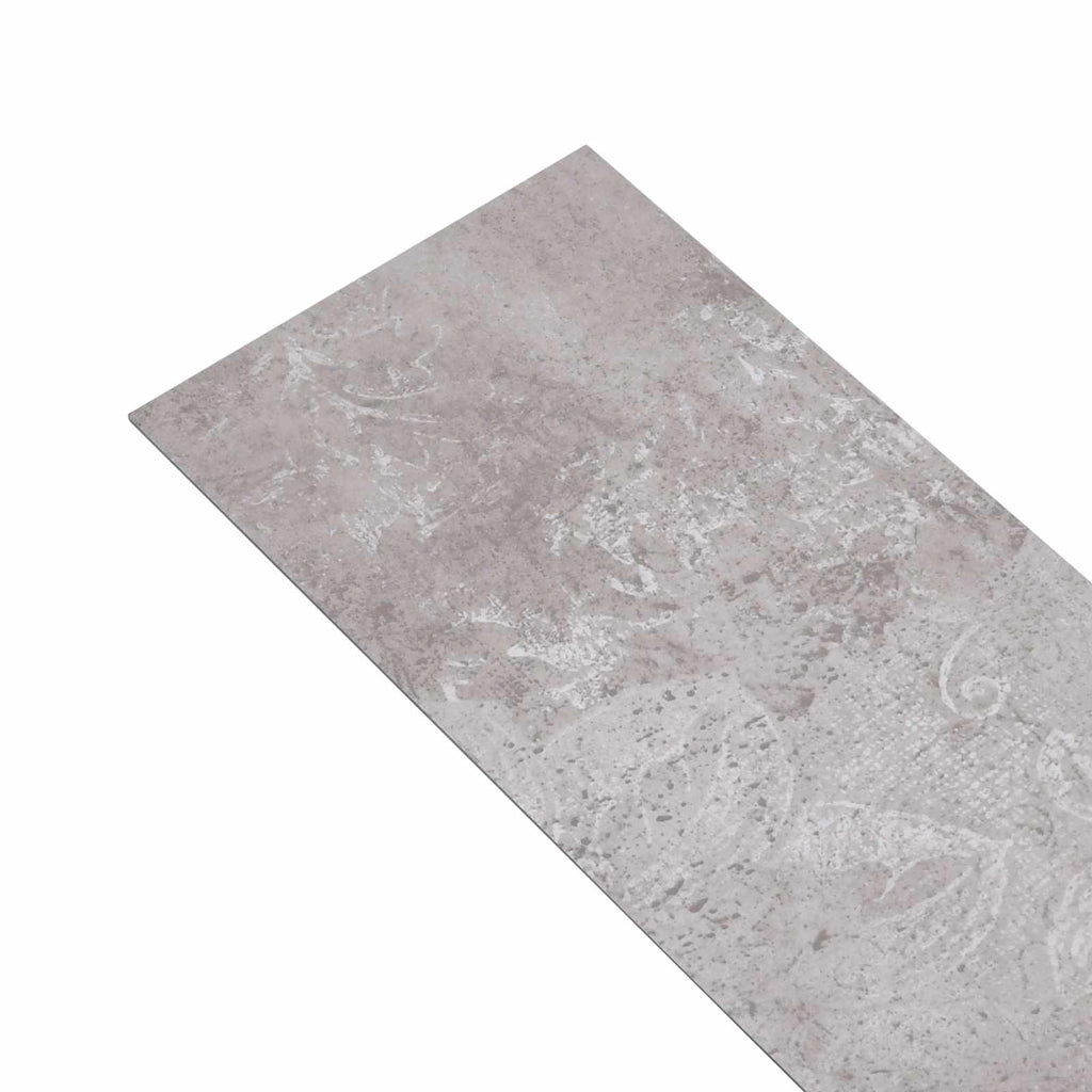 vidaXL Selbstklebende PVC-Bodenplanken 30,5 x 61 cm 28 pcs PVC Erdgrau