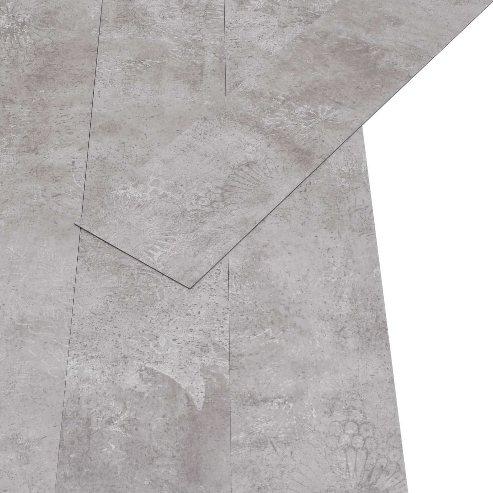 vidaXL Selbstklebende PVC-Bodenplanken 30,5 x 61 cm 28 pcs PVC Erdgrau