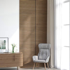 vidaXL Wandpaneele 8 pcs Natur 60,5 x 60 cm