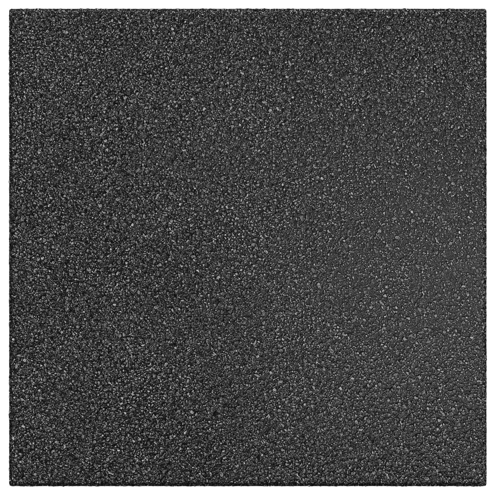vidaXL Sturzschutzfliesen 6 pcs Schwarz 50 x 50 cm Gummi