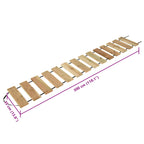 vidaXL Deckingrolle Natur 35 x 300 cm Imprägniertes Kiefernholz