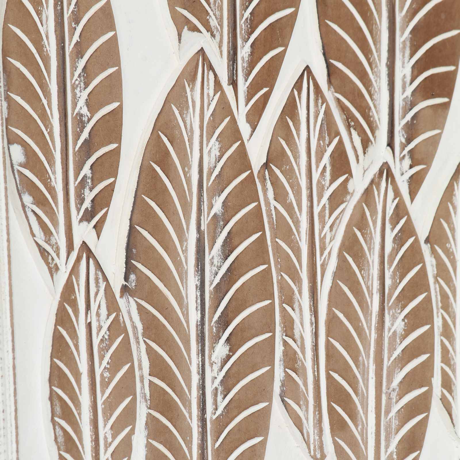 vidaXL Kunst Dekoration 3 pcs Braun und Weiß 40 x 40 x 1,5 cm