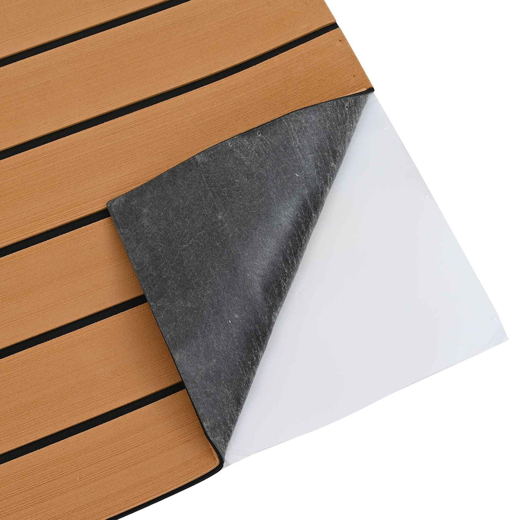 vidaXL Bootsmatte Braun und Schwarz 240 x 90 cm EVA