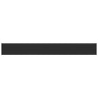 vidaXL Fensterbank Schwarz mit Holzmaserung 60 x 10 x 4,5 cm PVC
